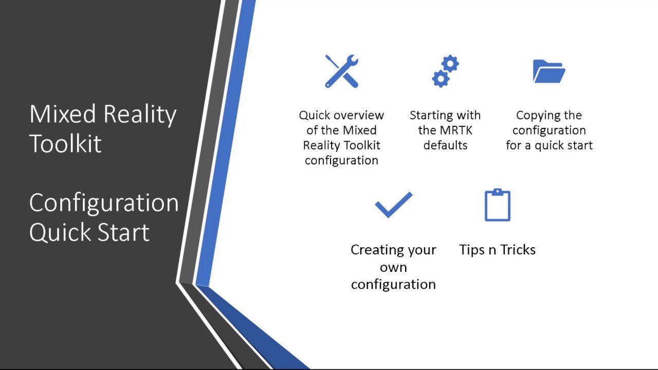 Mixed Reality Toolkit Configuration Guide