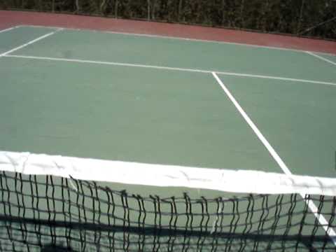 Good hands at and with the net! best hands on the tennis tour Cornellia resort TURKEY 2/17/2011