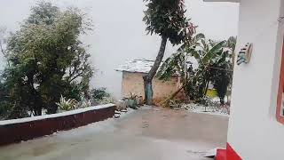 preview picture of video '#Pithoragarh #Uttrakhand #Snowfall Snow fall in Lacher , Pithoragarh'