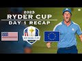 2023 Ryder Cup Day 1: Team Europe DOMINATES Team Usa To Take 6.5-1.5 Lead I FULL RECAP I CBS Sports