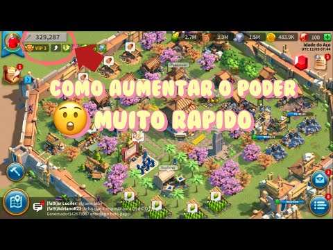 COMO AUMENTAR O PODER NO RISE OF KINGDOMS