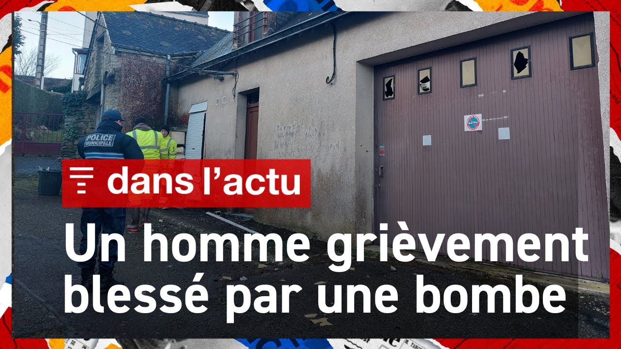 🔴 Explosion d’une bombe artisanale à Gourin (Morbihan) : un blessé grave, enquête en cours
