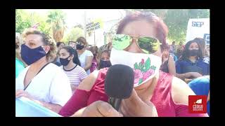 Acompañamos a los docentes de San Juan en la marcha en reclamo de mejores condiciones laborales