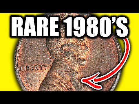 CHECK YOUR POCKET CHANGE FOR THESE RARE 1980'S PENNIES WORTH MONEY!!