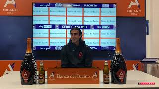 Alcione Milano - LR Vicenza | Post-match press conference