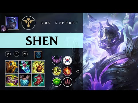 Shen Support vs Leona - KR Master Patch 26.01