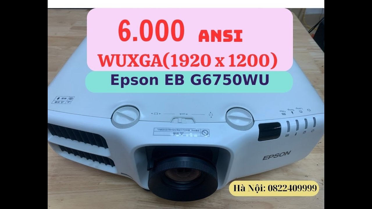 Máy chiếu cũ Epson EB G6750WU giá rẻ(TA4F3Z0023L)