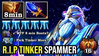 HOW TO 100% DELETE PRO TINKER SPAMMER First Item 8Min Boots Global Ganker 8500 MMR Zeus DotA 2