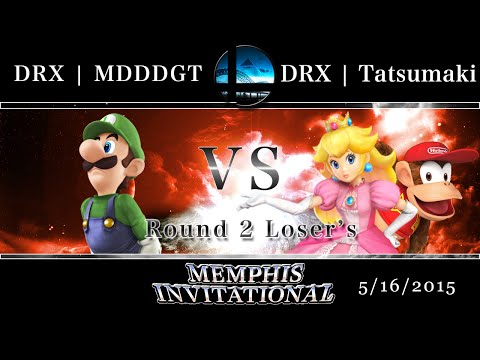 DRX | MDDDGT (Luigi) vs. DRX | Tatsumaki (Peach/Diddy) ~  Round 2 Loser's