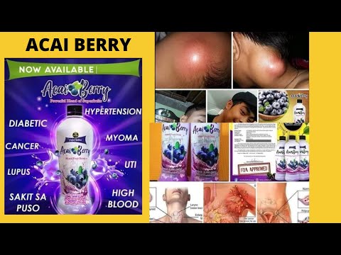 ACAI BERRY MIXED FRUITDRINK PARA SA MGA SAKIT NG DIABETIC, CANCER, MYOMA, HIGH BLOOD AT IBA PA