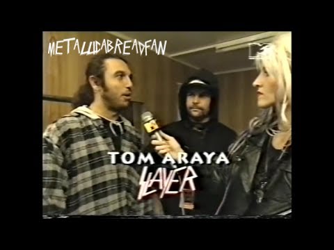 Slayer - Tom Araya & Kerry King Interview Pt.1 [Live Monsters Of Rock 1992] HQ