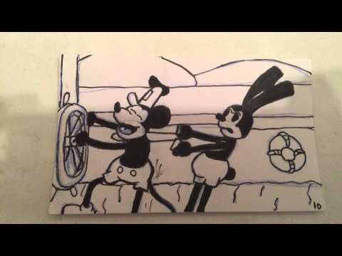 Oswald the lucky rabbit vs Mickey Mouse