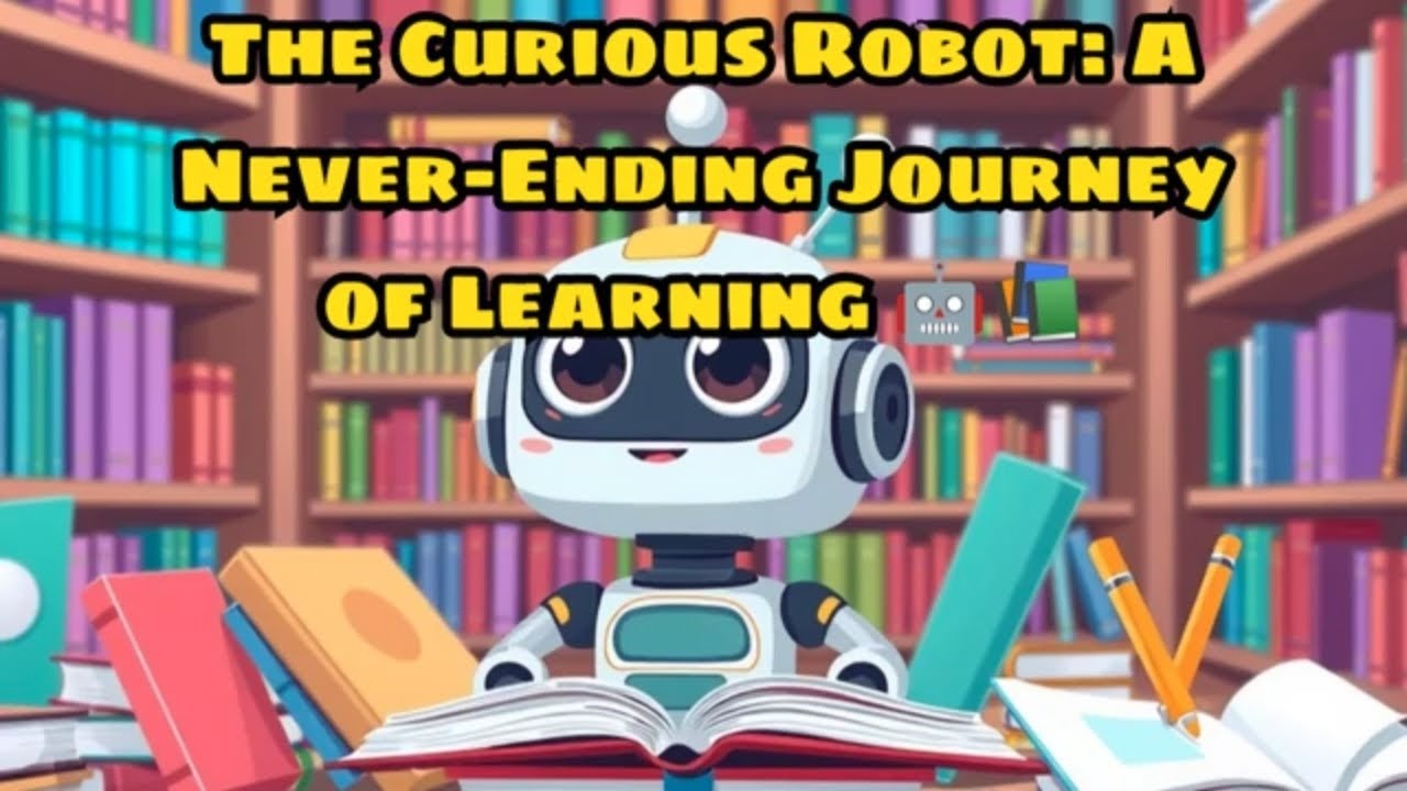 🤖✨ The Curious Robot: A Never-Ending Journey of Learning! 📚🔍