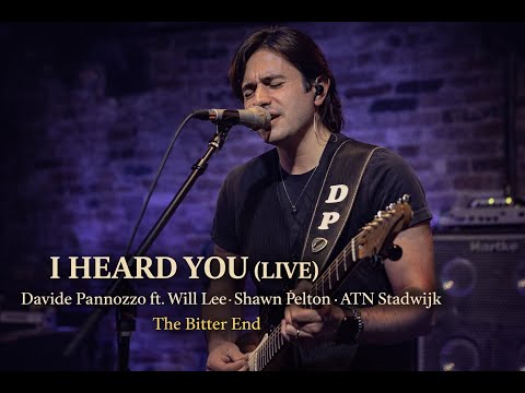 I heard you (Live) - Davide Pannozzo ft. Will Lee, Shawn Pelton & ATN Stadwijk | The Bitter End