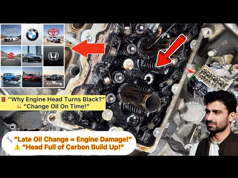 What Happens If You Don’t Change Engine Oil On Time | Carbon Build Up Explained ⚠️ ALI AUTO WORKSHOP