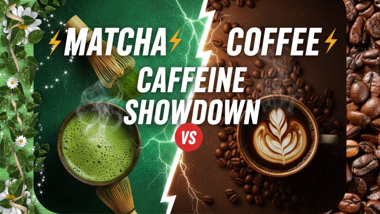 Caffeine Showdown: Matcha vs Coffee.