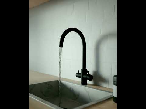 kielle Wimeo - Dřezová baterie s filtrační funkcí, matná černá 10525F04