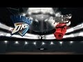 NBA 2K17 Gameplay - Oklahoma City Thunder vs Chicago Bulls Full Game (PS4)