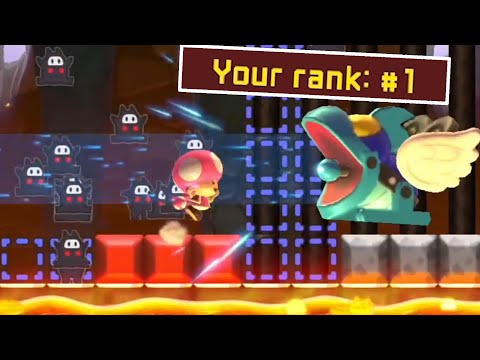 I GOT THE WORLD RECORD on the FINAL NINJI SPEEDRUNS (Bowser's Castle: The Last Dash)