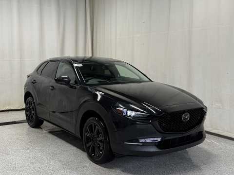 2026 Mazda CX-30 GT w/Turbo AWD in Black for sale at Park Mazda in Sherwood Park, AB
