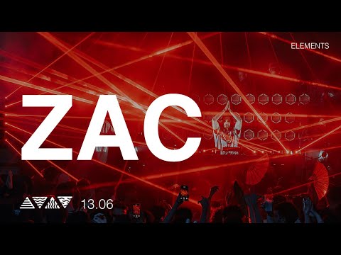 ZAC live at @elementsba | 13.06.25