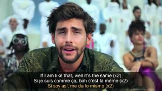 GIMS ft. Alvaro Soler - Lo Mismo (English/Français/Español Lyrics/Paroles/Letra)