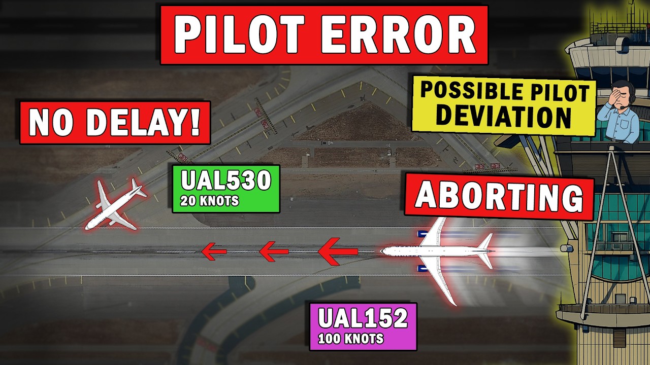 NEAR TRAGEDY | United Plane Crossed Takeoff Runway Without Permission!