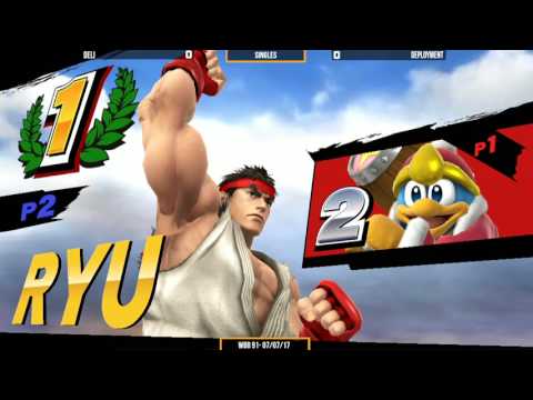 WBB #91 | Deployment (Ryu) vs Deli (Dedede, Corrin) - RR Pools - Smash 4 Singles