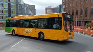 TB BUS ROUTE RAINBOW ONE PASSING IN POYNTON ST - Wright Volvo Eclipse Urban 1 723 - FJ58KKS