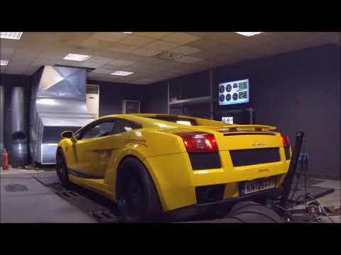 Lamborghini V10 12,000 RPM Dyno Pull