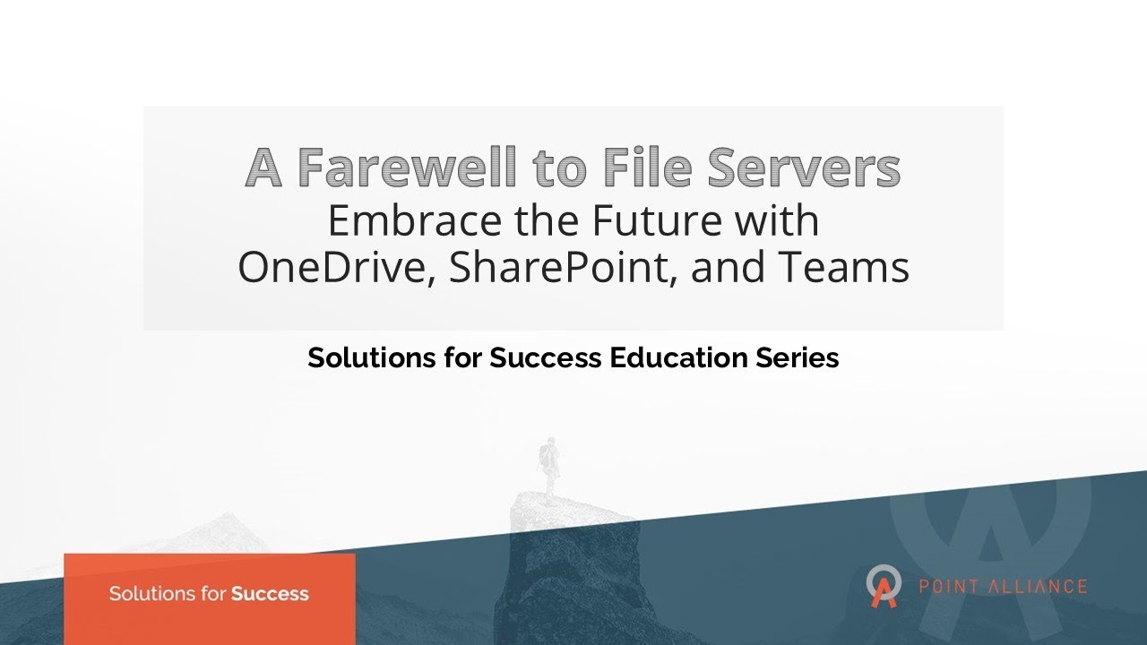 Embrace the Future with OneDrive, SharePoint, and Teams – A Farewell to File Servers