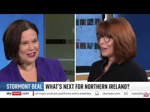 A united Ireland is closer than ever – Mary Lou McDonald TD interview with Kay Burley on Sky News