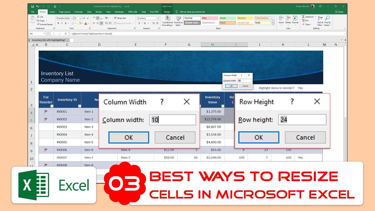 03 Best Ways to Resize Cells Like a Pro in Microsoft Excel