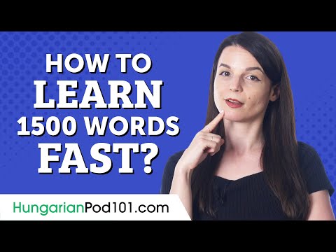 How to Learn the 1500 Most Common Hungarian Words with Visual Flashcards