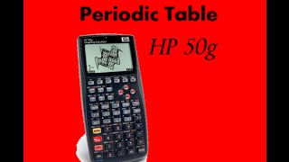 HP50g - Periodic Table