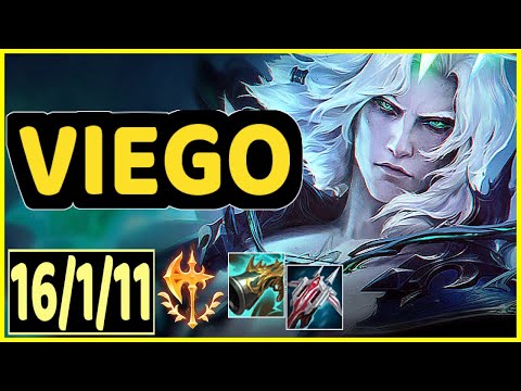 VIEGO VS EKKO - 16/1/11 KDA JUNGLE GAMEPLAY