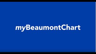 How to activate myBeaumontChart