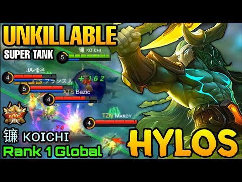 Unkillable Hylos Jungle Watchers Perfect Play - Top 1 Global Hylos 镰 ᴋᴏɪᴄʜɪ - Mobile Legends