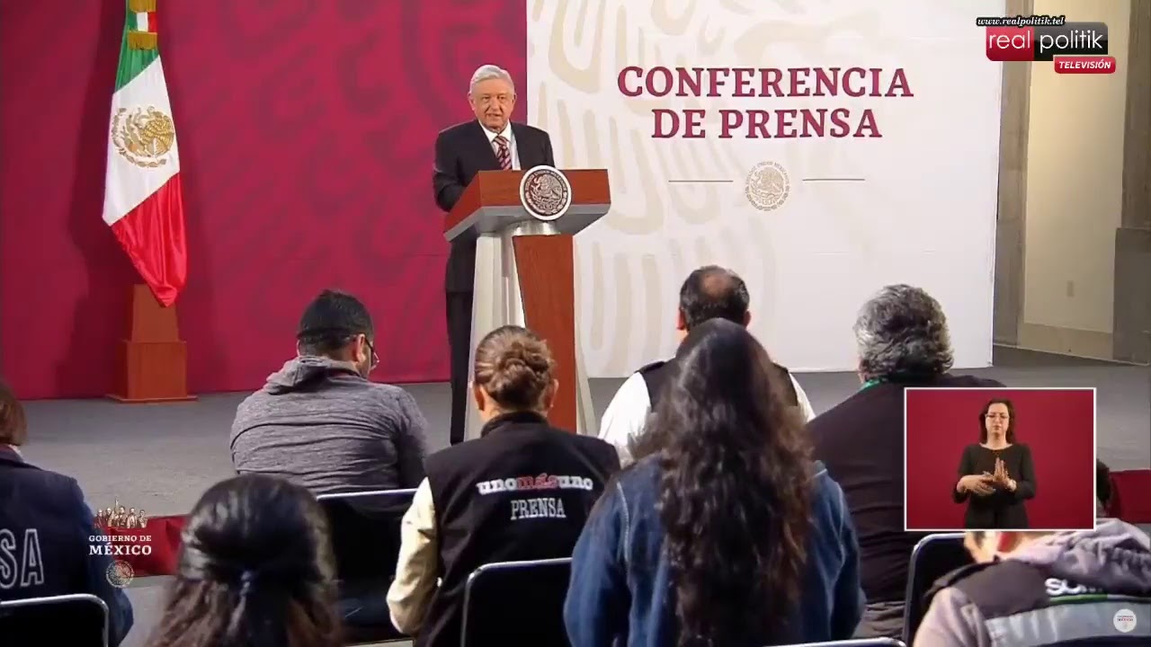 México: El presidente Andrés Manuel López Obrador reporta la situación del coronavirus en el país