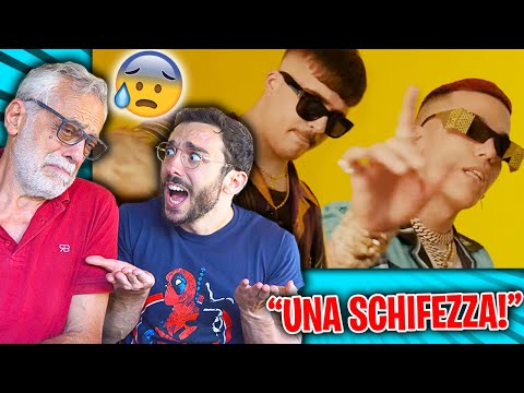 MIO PADRE REAGISCE A "M' MANC" - Sfera Ebbasta, Geolier, Shablo