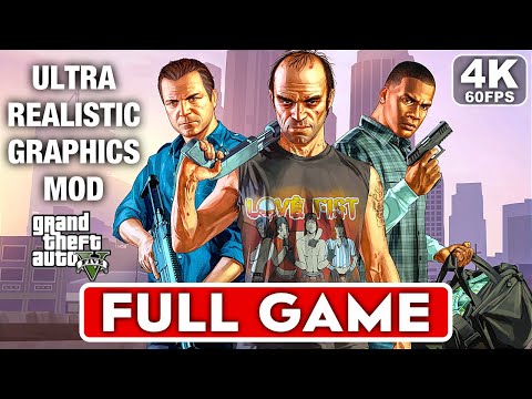 GTA 5 Gameplay Walkthrough Part 1 FULL GAME - ULTRA REALISTIC GRAPHICS [4K 60FPS PC] No Commentary