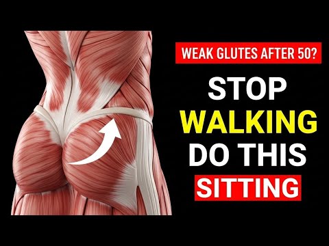 Weak Glutes After 50? STOP Walking & Do This Sitting Exercise #doctorbytes