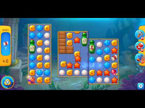 Fishdom. 8547 level no boosters and diamonds. 12 moves