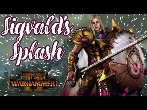 Sigvald's SPLASH Buff - Warriors of Chaos vs Lizardmen // Total War: WARHAMMER II Multiplayer Battle