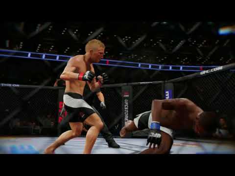 EA Sports UFC 2 - Best Brutal Knockouts Compilation. подборка жестких и красивых нокаутов в UFC2
