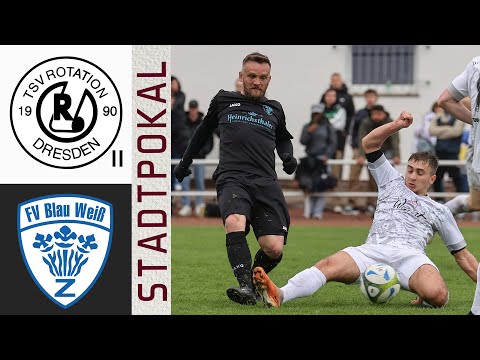 3 x Rot & 11 Tore im Pokalhalbfinale | TSV Rotation Dresden II vs FV Blau Weiß Zschachwitz