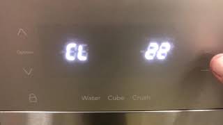 Running Diagnostics(Test Mode) On A Frigidaire Gallery Side By Side Refrigerator