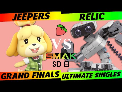 SMAK-SD8 Grand Finals - Jeepers (Isabelle) vs. Relic (R.O.B.) - SSBU