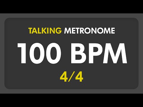 100 BPM - Talking Metronome (4/4)