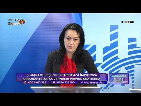 Maramuresul azi 1 februarie 2017 - ŞI MARAMUREŞENII PROTESTEAZĂ